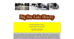 Desktop Screenshot of bigstarlakehistory.com